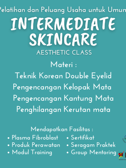 Intermediate Skincare Workshop – Open Class : 26 – 29 July 2021